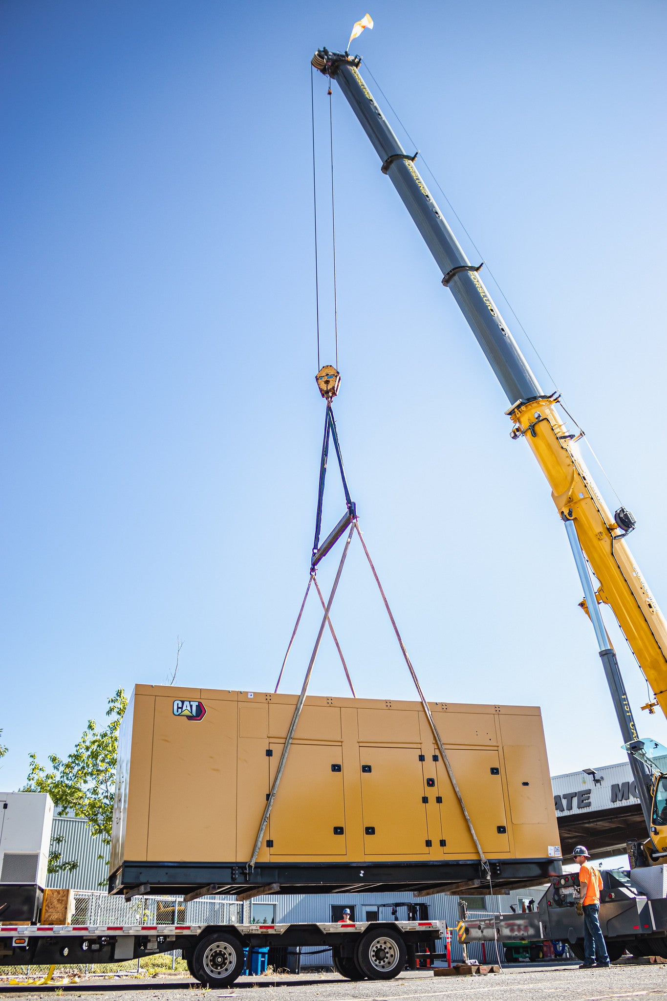 installing an 800 kW genset