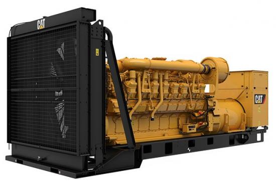 3516 (3516 MUI) Modular Rear Overhang Controls Generator Set,  Front Left