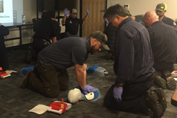 Peterson Technicians Receive CPR Training